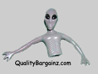 Grey Alien Fingerpuppet